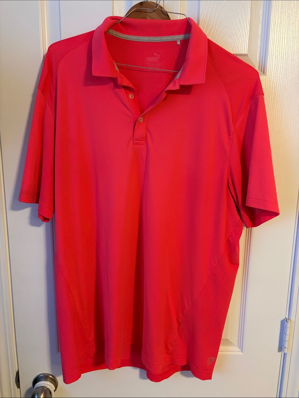 Puma Men’s Pink Short Sleeve Polo
